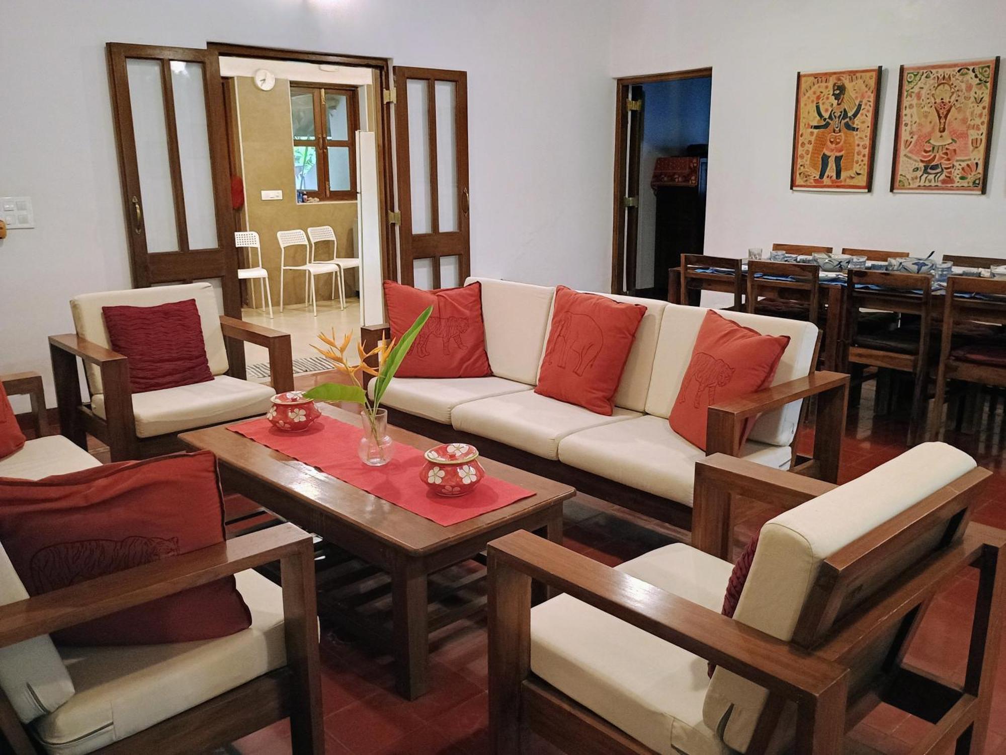 Banyan House - Luxurious 4 Bedroom Villa On One Acre, Near The Beach Nagaon  Εξωτερικό φωτογραφία